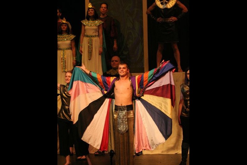 The beautiful coat in USP's Joseph and the Technicolor Dreamcoat in 2012!